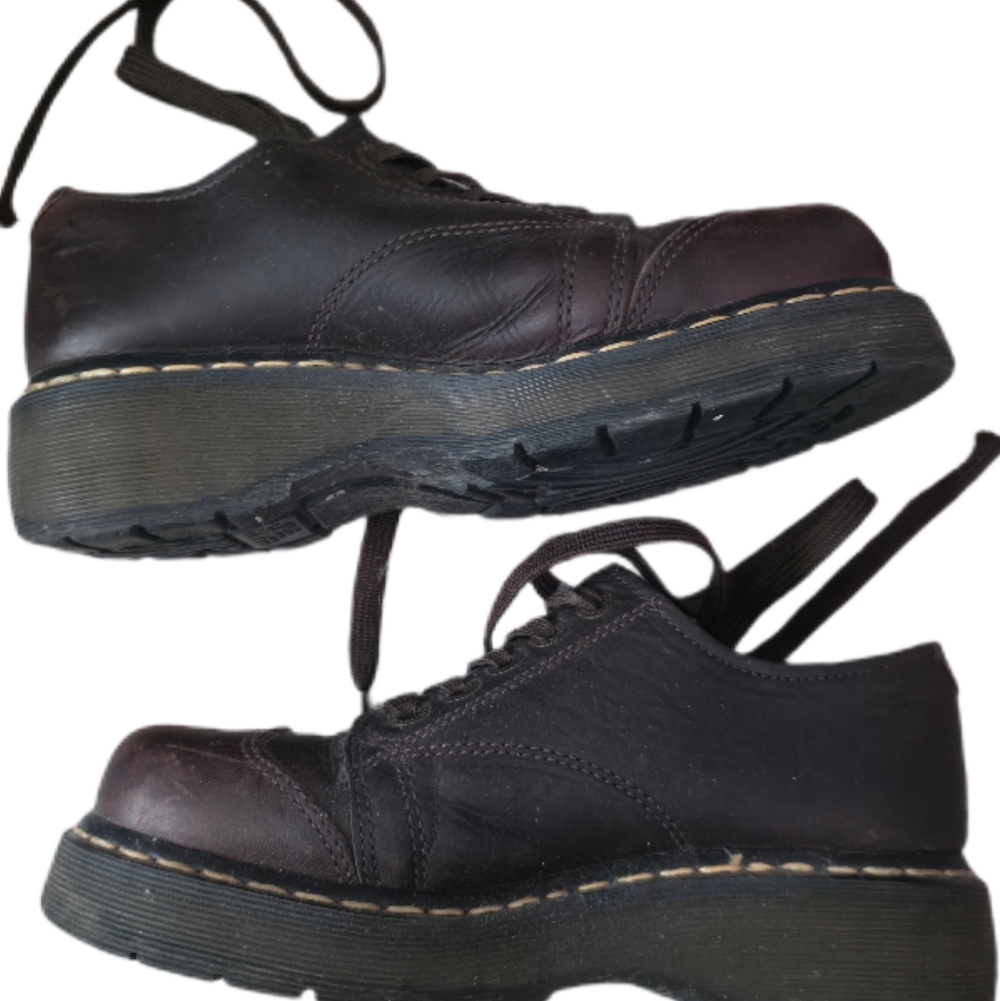 Dr Martins 8651 Unisex Size 7 Brown Slip Resistant Cap Toe Work Shoe